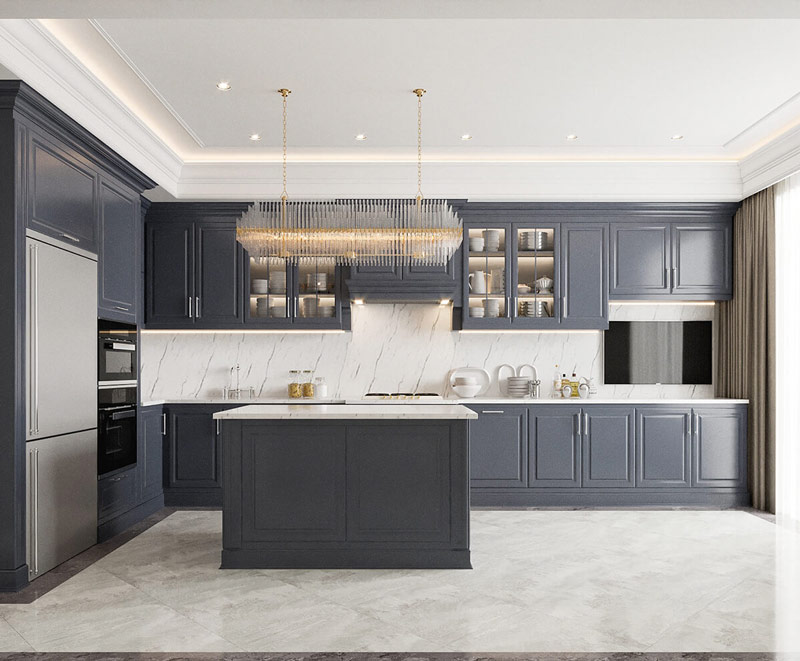 gỗ mdf thiết kế nội thất phòng bếp