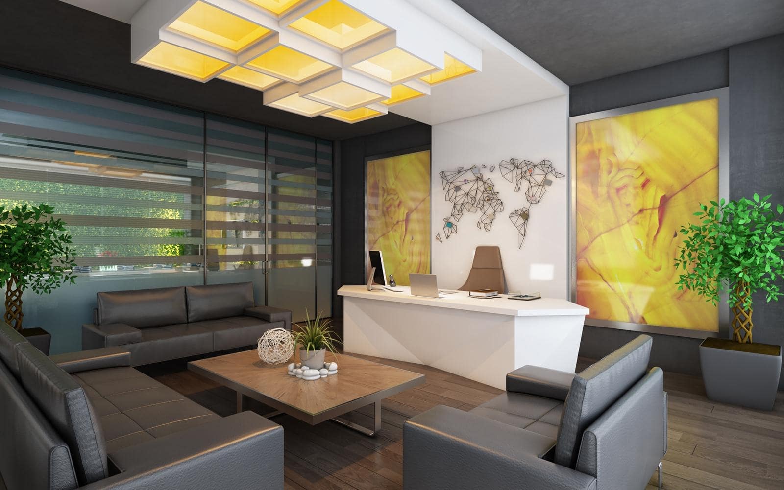 thiết kế nội thất phòng giám đốc đẹp